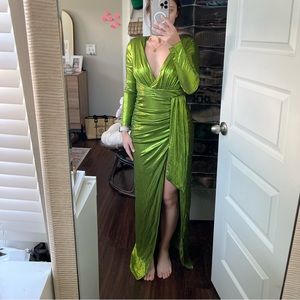 Metallic Evening Gown